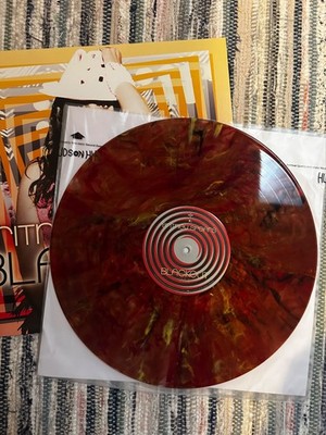 Blackout-  URBAN OUTFITTERS EXCLUSIVE  red/yellow swirl Vinyl by Britney Spears