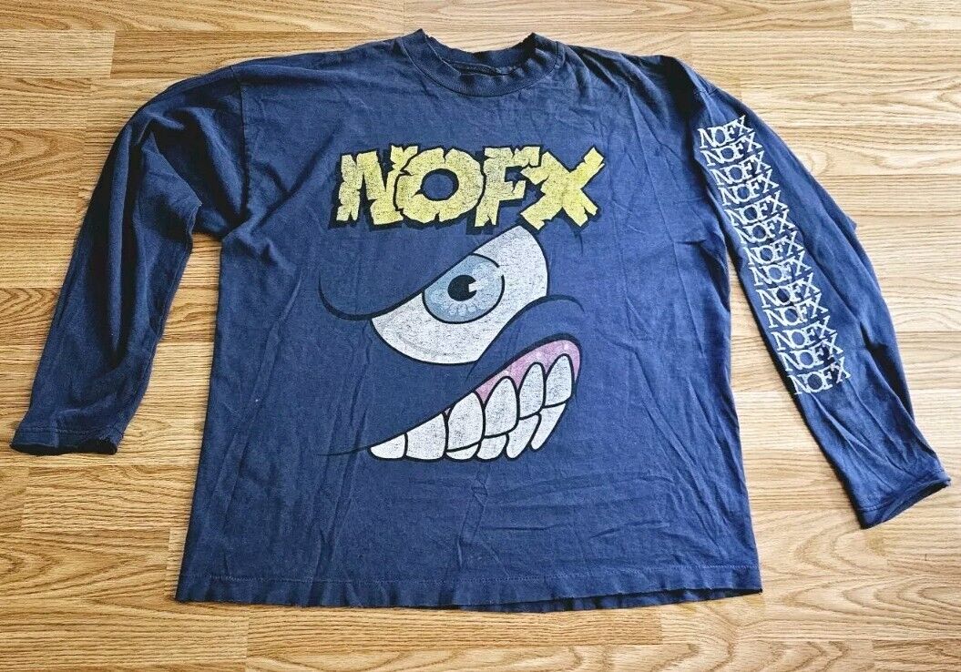 Vintage 90s 1994 NOFX Monstour Long Sleeve Shirt Punk Rock Vintage 90s 1994 NOFX Monstour Long Sleeve Shirt Punk Rock