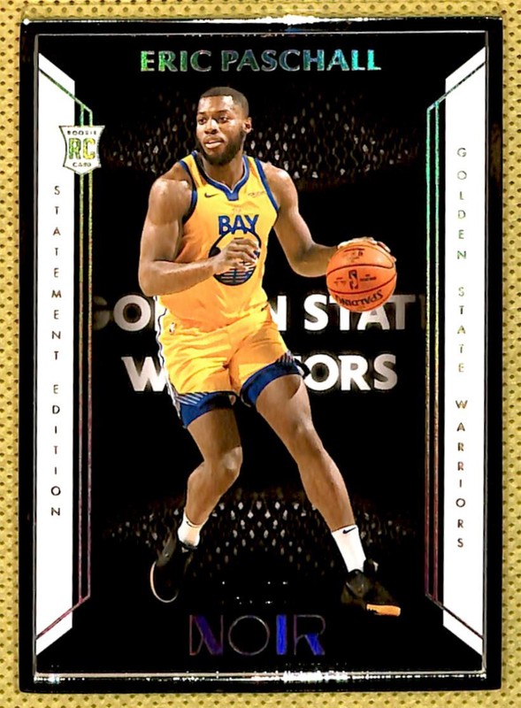 2019-20 Noir Rookie Statement Edition Silver /25 Eric Paschall #246 R6220J
