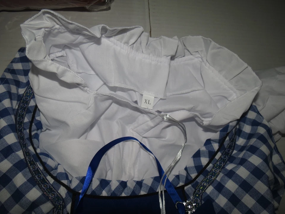 Disfraz Bavarian Beer Maid XL Oktoberfest Garden Wench Halloween Adulto Mujer Foto 4 de 4