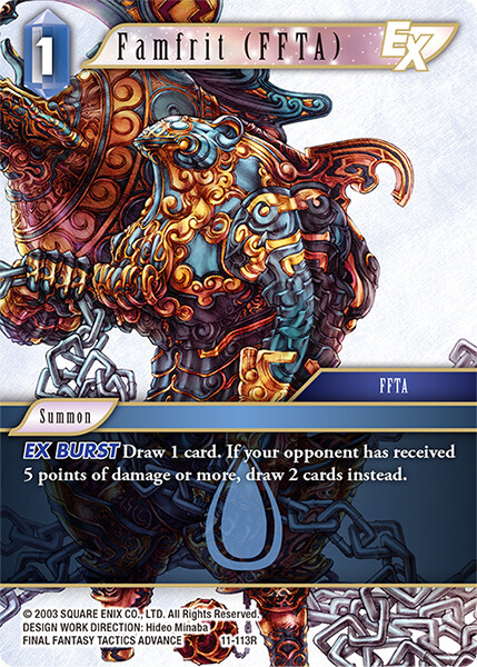 Famfrit (FFTA) EX - 11-113R NM FF TCG OPUS XI | eBay