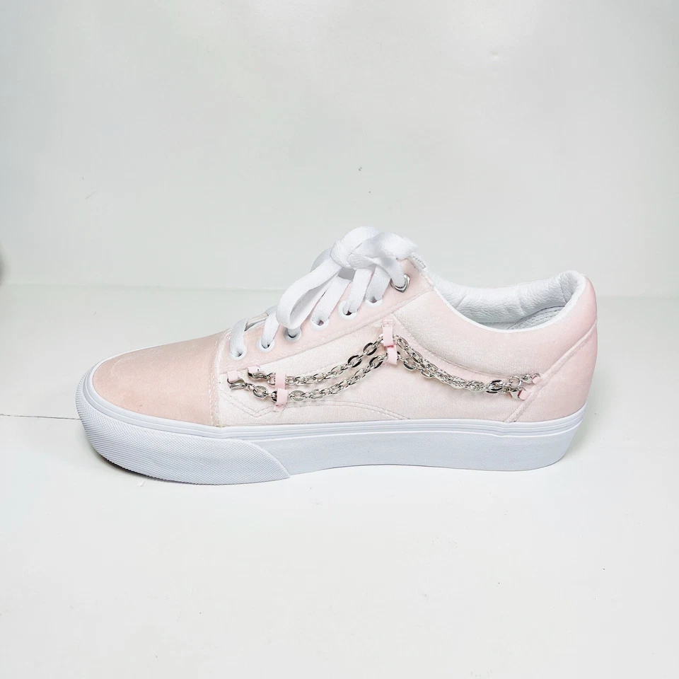 Vans Old Skool Platform Sneakers Chain Bride Silver Men’s 10 Women’s 11.5 New - Image 4 of 4