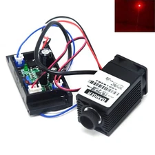 Focusable Dot 635nm 638nm 100mW Red Laser Diode Module TTL 12V Driver Fan Cool