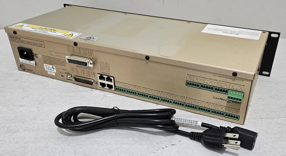 Lectrosonics DM1612 Digital Automatic Matrix Mixer + DSP - Image 3 of 4