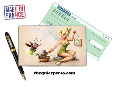 tinkerbell fée clochette disney 01-15 protège porte chéquier format portefeuille
