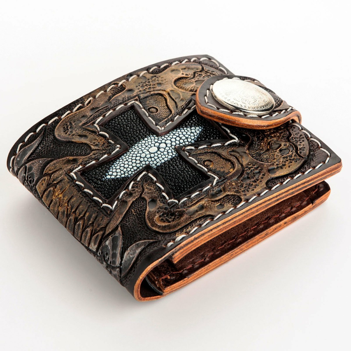 Custom Biker Wallets Biker Wallets The Ace: Handmade Biker Wallet – New Utility Clothing