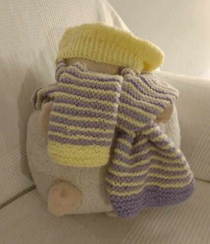Basque cap with scarf - Picture 6 of 6
