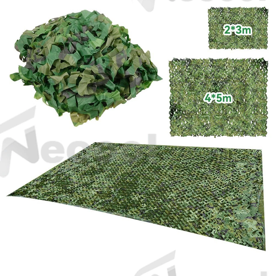 4x5m 2x3m Camouflage Jagd Tarnnetz Bundeswehr Armee Army-Tarnung Camo Hunter - Bild 2 von 4
