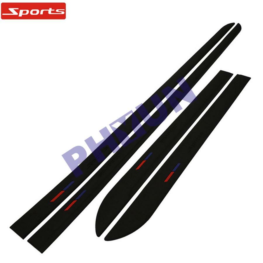 4xBlack Car Side Skirt Door Line Sill Garnish Body Molding Trim Cover Universal eBay
