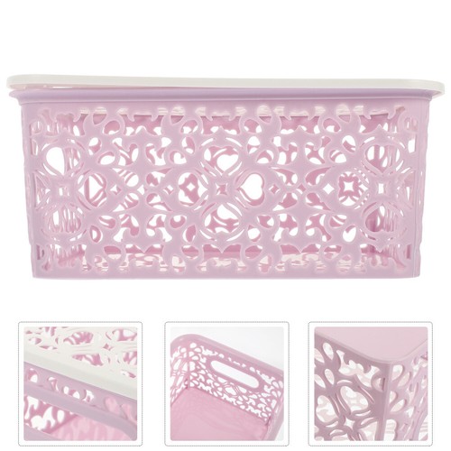Scatola Portaoggetti Intimo Cesto Plastica Piccolo con Coperchi Scatole Decorative