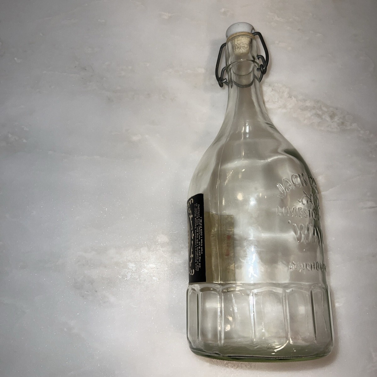 JACK DANIELS Limestone Spring Water Bottle 50oz 1 Qt Clean