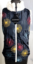 Montana Co Reversible Black Sleeveless Vest S Small Quilted Stretch Srp $118 New