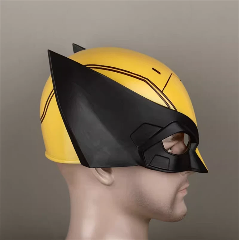 Deadpool 3 Wolverine PVC Half Face Mask Cospaly Helmet Halloween Props Adult Cos - Image 4 of 4