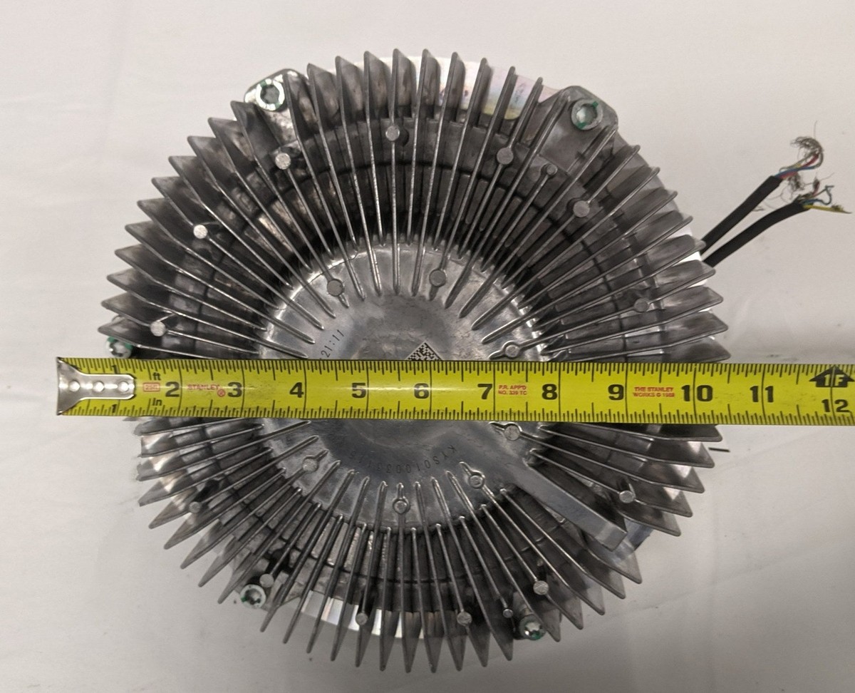 Damaged Kysor Thread-on DD13 U206 Viscous Fan Clutch - P/N Damaged Kysor Thread-on DD13 U206 Viscous Fan Clutch - P/N