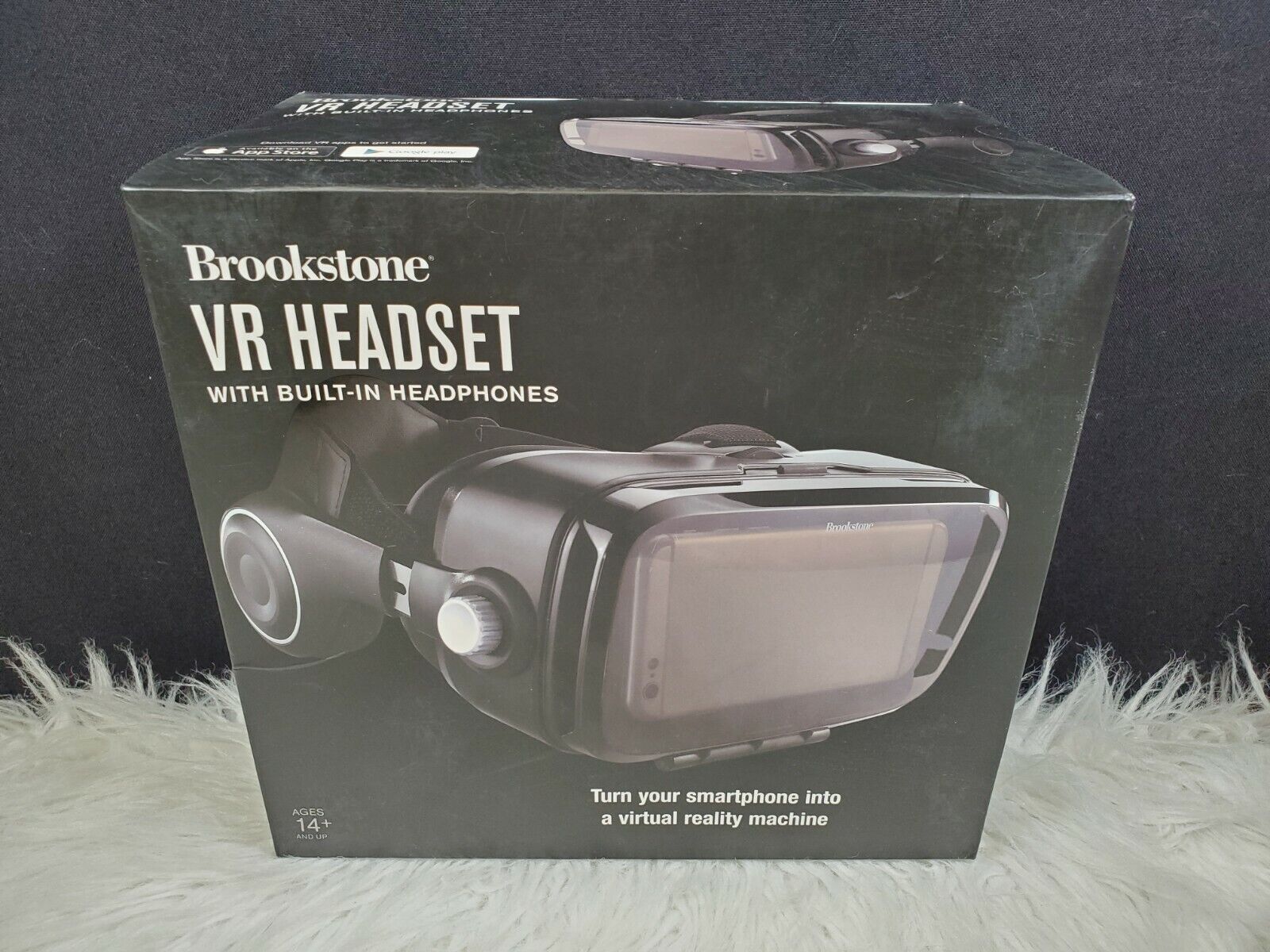 Brookstone VR Max 43% OFF Headset Headphones Easy-to-use Built-In with