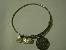ALEX and ANI 2013 Monogram Charm Expandable Bracelet, 2003 Patent D487709 USA