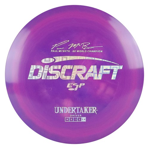 Discraft Disc Golf Paul McBeth Signature ESP Undertaker Fairway 9/5/-1/2 -Choose - Picture 22 of 25