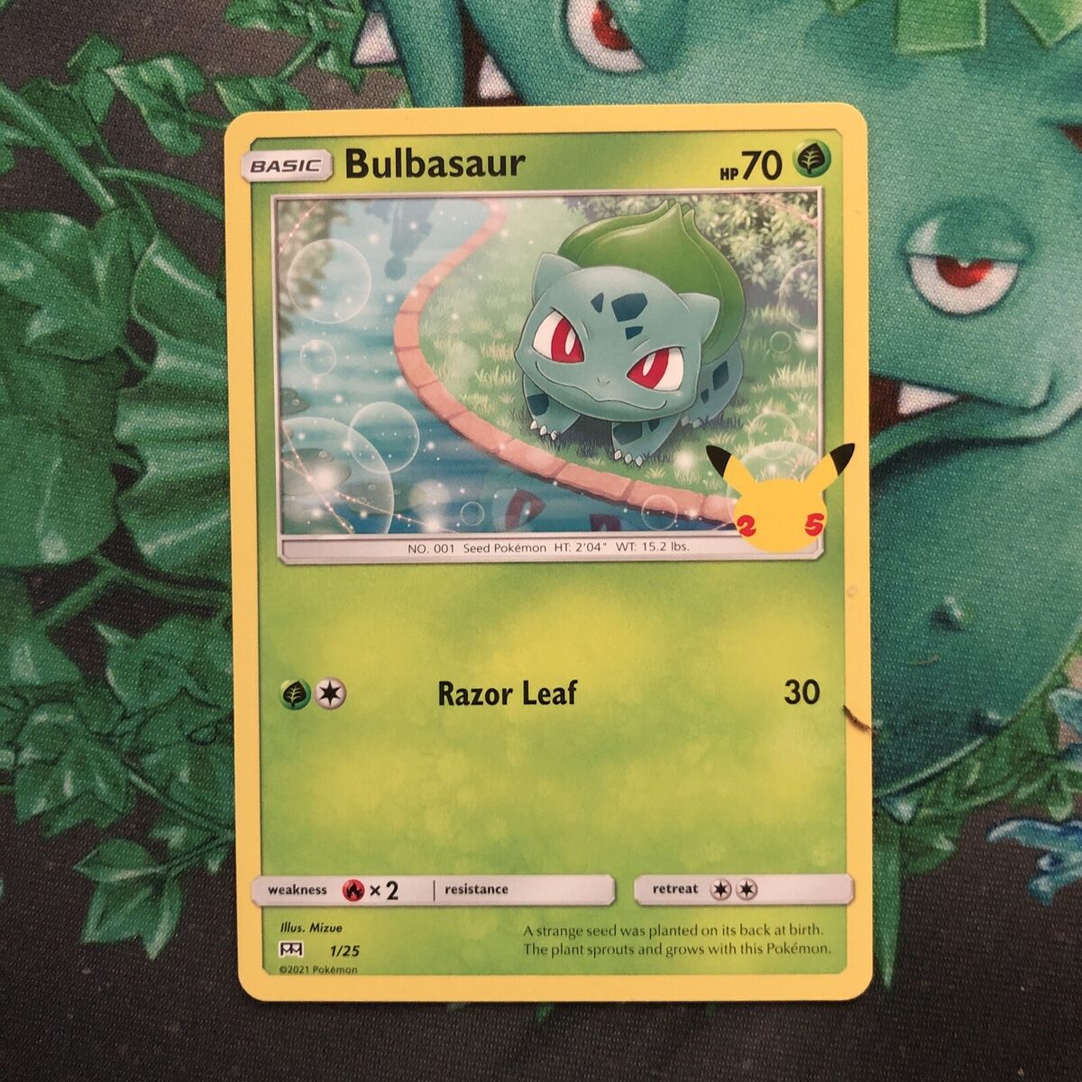 Bulbasaur - 1/25 Holo Rare - 2021 Pokemon McDonald's Promo – JAB Games13