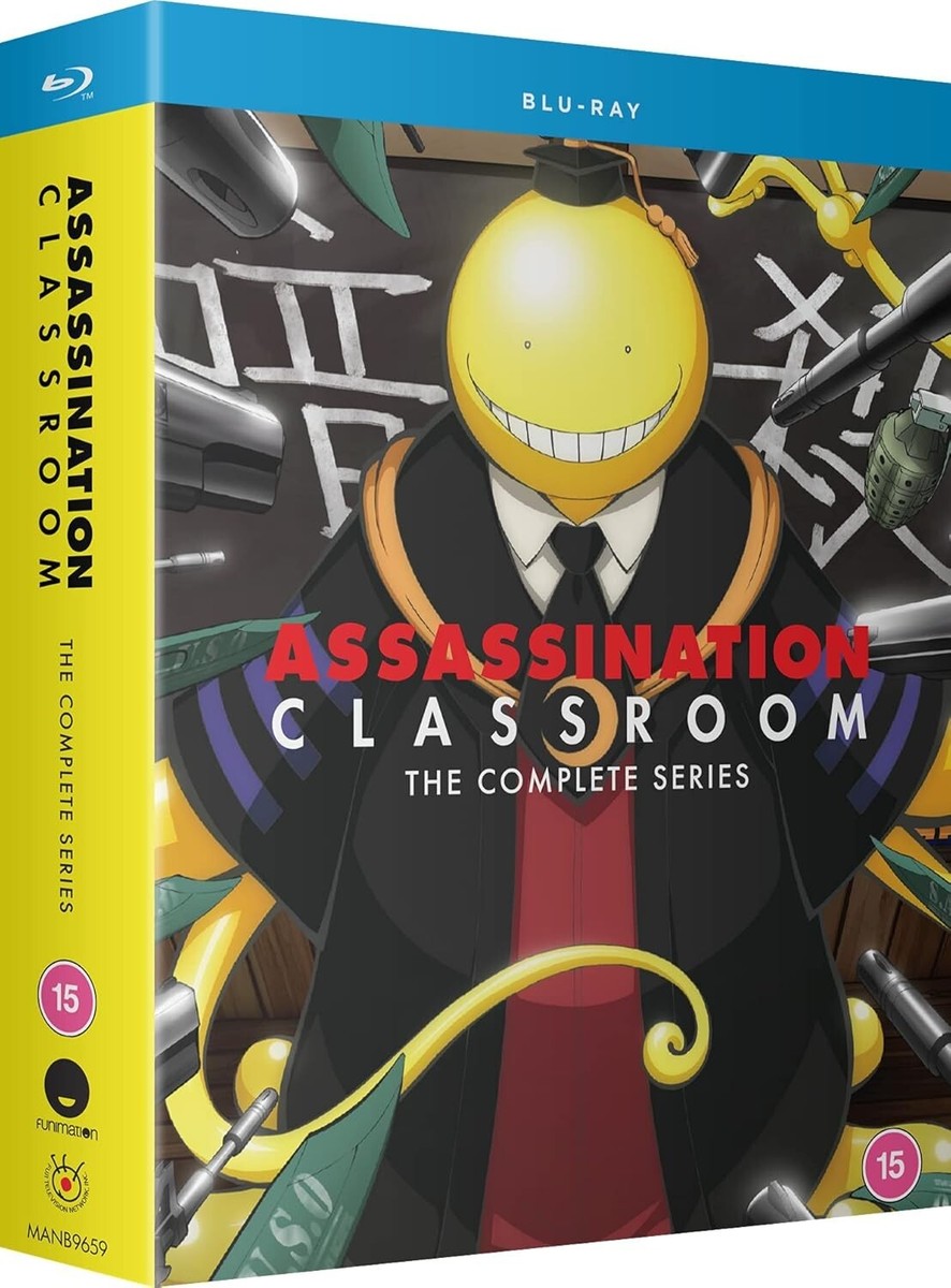 美品 暗殺教室 英語 全巻セット Assassination Classroom ASSASSINATION CLASSROOM Complete Series Blu-Ray NEW (USA