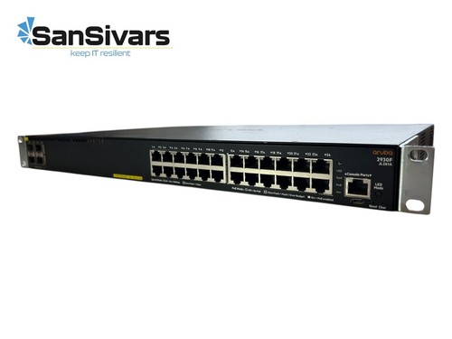 Aruba JL261A 2930F 24G PoE+ 4SFP Layer 3 ethernet switch black - Picture 4 of 6