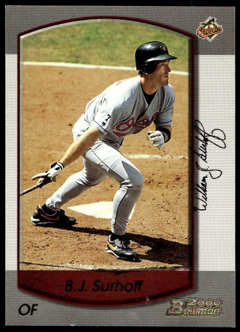 B.J. Surhoff 2000 Bowman #67 Baltimore Orioles Baseball