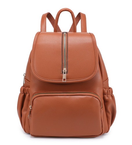 Borsa zaino donna ragazza boutique patta cover cerniera deco S-Medium ecopelle - Foto 23 di 23