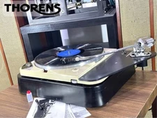 Record Player THORENS TD124 Turntable SME 3012 S2 Long Arm Shell JAPAN JP