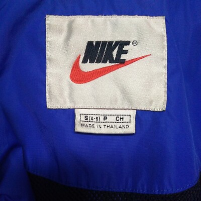 Vintage Nike 920220 kl4 Windbreaker Blue/White/Black Unisex Size