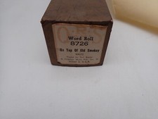 Vintage QRS Piano Roll On Top Of Old Smokey 8726 R15
