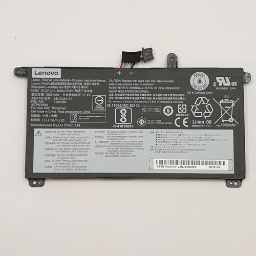Lenovo ThinkPad T570 Original Akku intern Li-ion Battery Pack *6