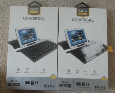 ZaggKeys Universal Tablet Bluetooth Folio Keyboard Stand Apple, Android & More