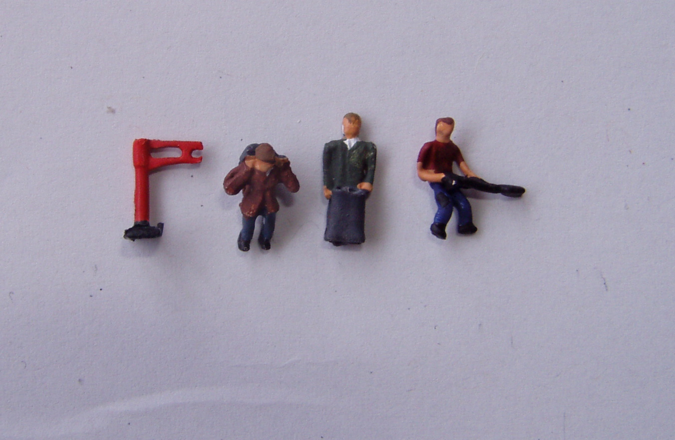 P&D Marsh N Gauge N Scale X66 Coal men & Scales painted and finished