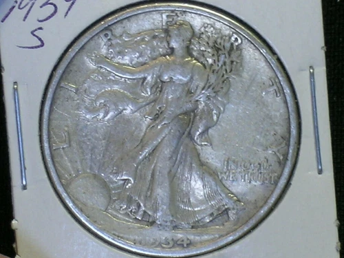 1934-S XF+ Walking Liberty Half Dollar                                QV46