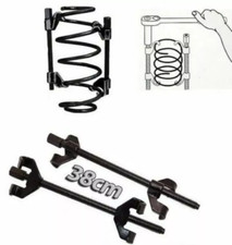 COMPRESSORE MOLLE SMONTAGGIO AMMORTIZZATORI SMONTA COMPRIMI AUTO REGOLABILE 38CM