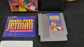 CIB SOLAR JETMAN NINTENDO NES VIDEO GAME COMPLETE IN BOX W/ PROTECTOR CASE