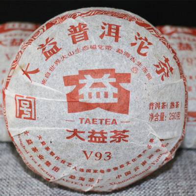 Yunnan Menghai Dayi V93 Pu-erh Tea Tuo Cha 2011 250g Ripe Puerh Puer Tuocha Shu