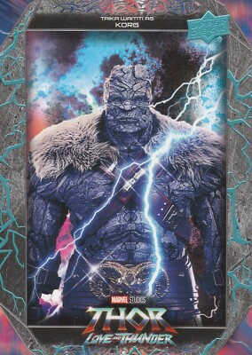 2023 Upper Deck Marvel Thor Love and Thunder Ensemble Insert E-4 Korg