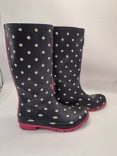 Lunar Womens Polka Dot Wellies Polka Dot Wellies Products For Sale UK