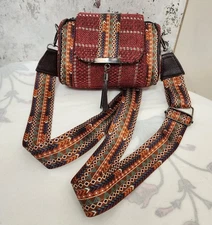 Handmade Vault Sling Double Partition With Tassel Magnetic Flap For Women's