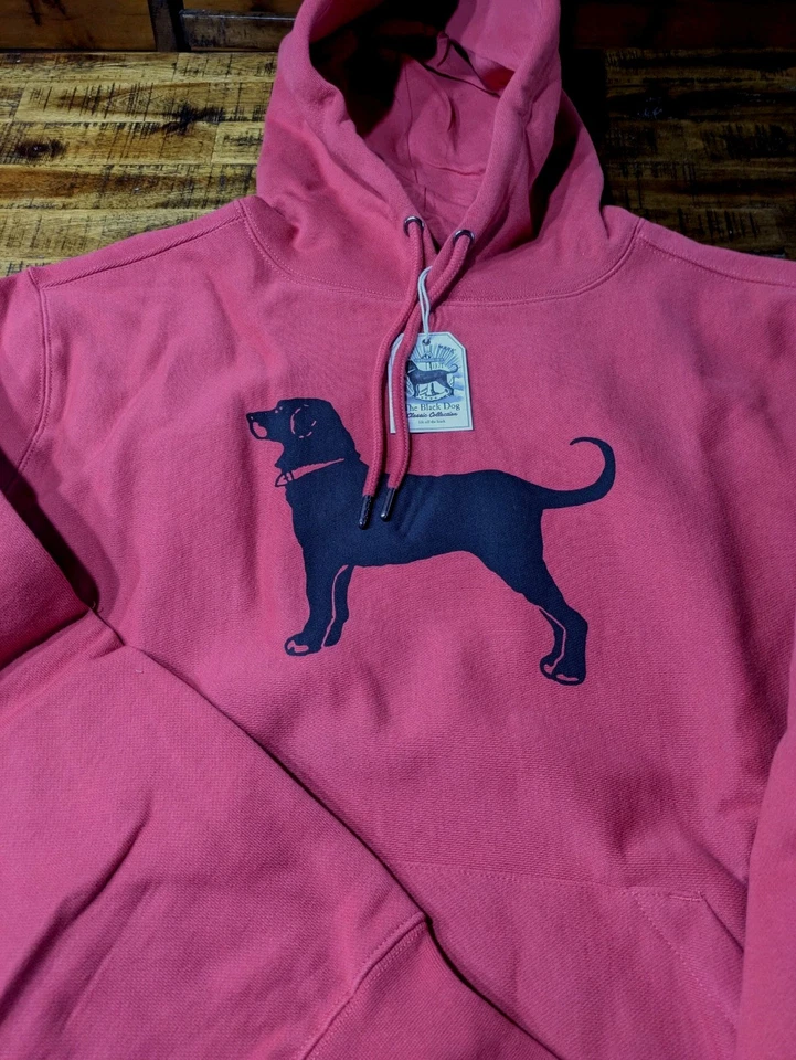 Толстовка с капюшоном мужская The Black Dog Legacy классическая тяжелая размер XXL Island красная - Изображение 4 из 4