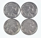 Buffalo Nickels Sharp Horn XF/AU - 1936 1937 1936 1936 Lot Collection *539