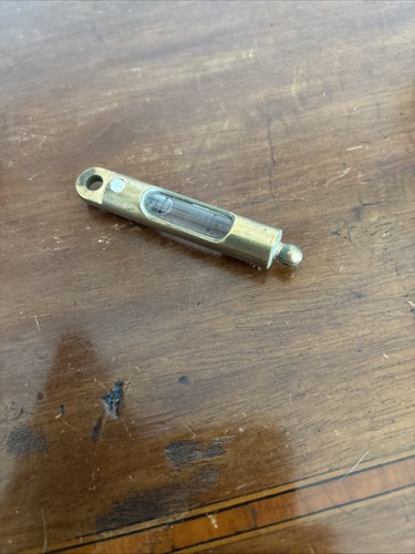 Antique Small Brass Spirit Level - Picture 3 of 8