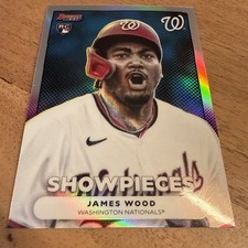 2025 Bowman's Best, James Wood Showpieces #BS-1 Refractor Nationals (RC)