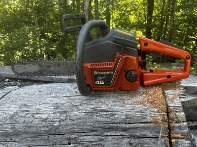 Husqvarna 45 Special Vintage Chainsaw Runs Great! Video! Made In Sweden