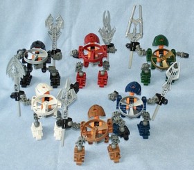 All 6 Lego Bionicle Toa Rahkshi RAHAGA 4868, 4869, 4870, 4877, 4878, 4879