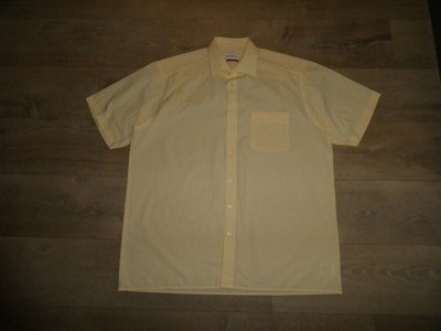 MARVELIS NON IRON Hemd BÜGELFREI Kurzarm Gelb Gr.44 / 17,5 **TOP** A0