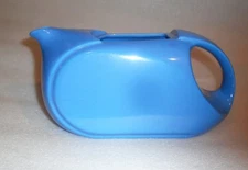 Vtg Hall China Co Westinghouse Refrigerator Streamline Water Pitcher Light Blue