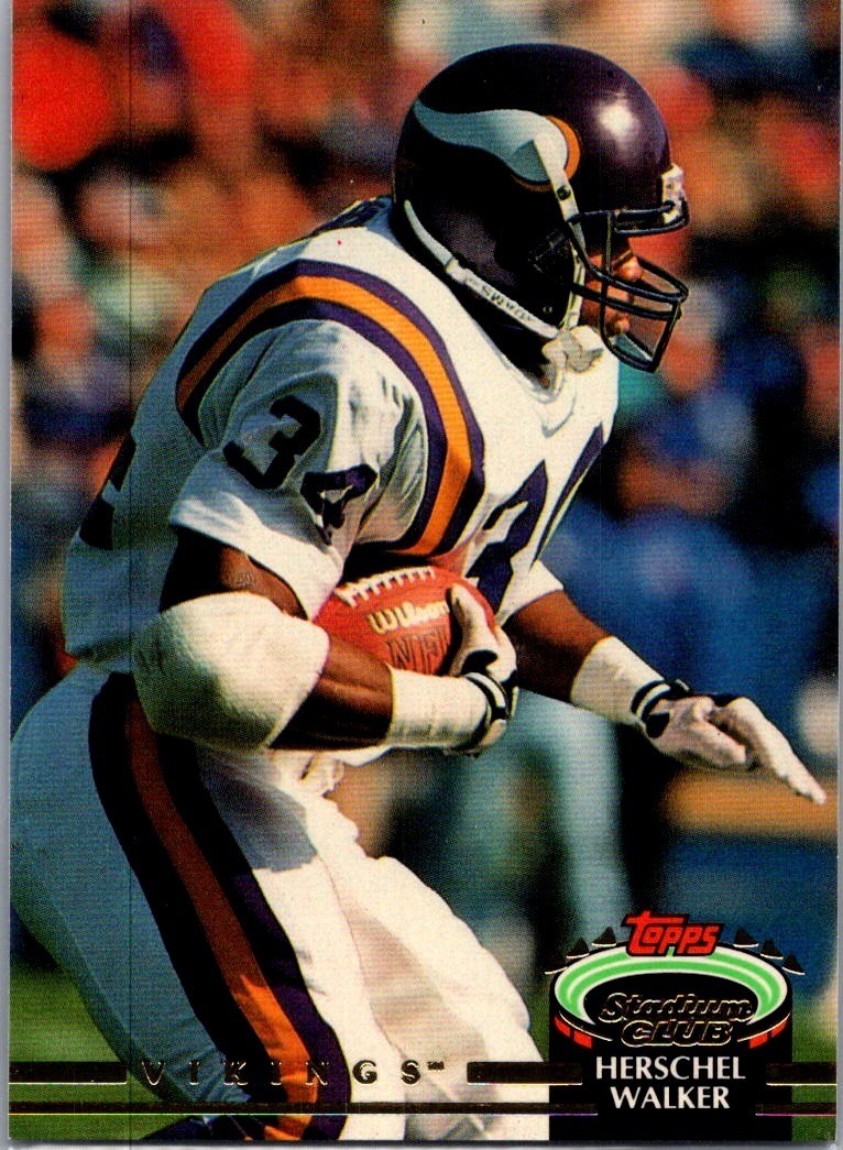1992 Stadium Club #72a Herschel Walker