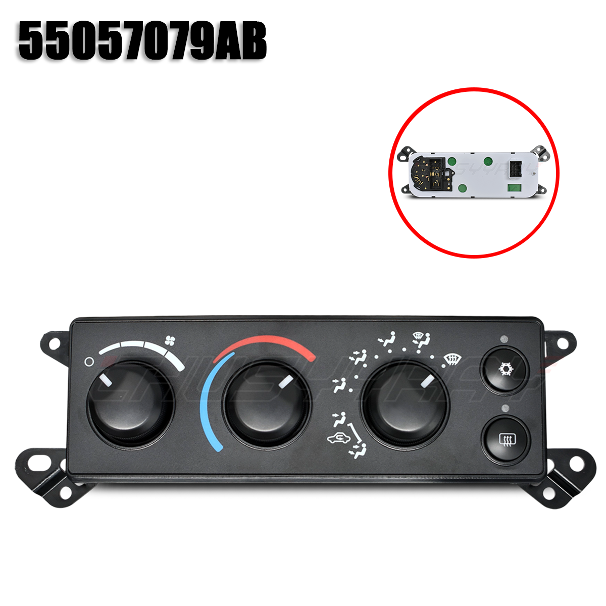 For 2006-2008 Dodge Ram 1500 2500 3500 A/C Heater Climate Control 55057079AB