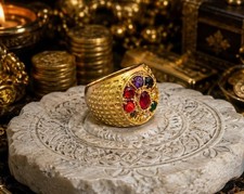 Tetragrammaton Wealth Ring 999 Prosperity Amulet Lottery Luck Blessed Gift